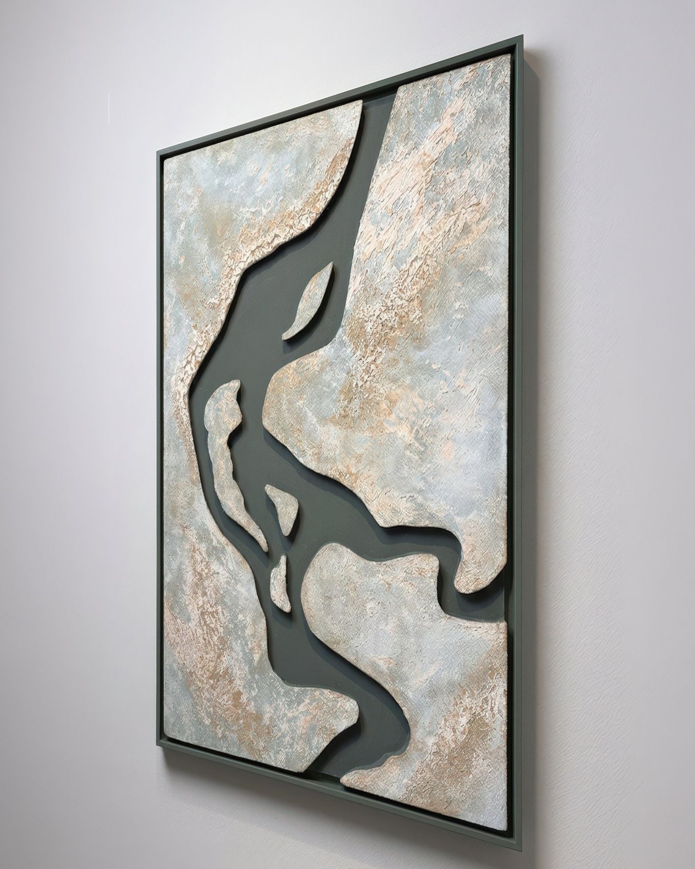 Панно «Клонг» — вид сбоку, объём и фактура